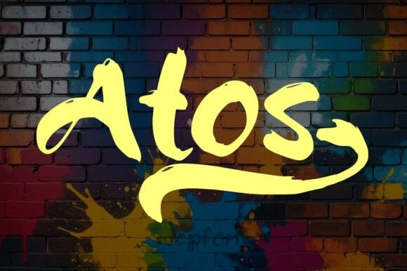 Atos: The Urban Script Font for Bold Branding