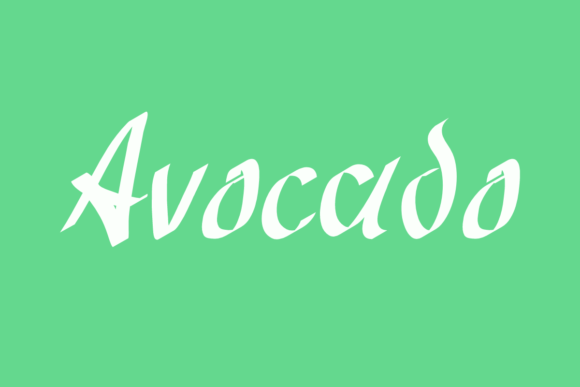 Avocado: The Handwritten Font That Brings Personality to Your Projects