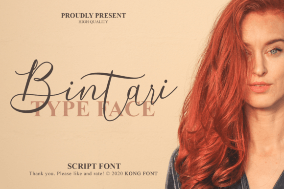 Bintari: The Playful Script Font for Modern Crafters