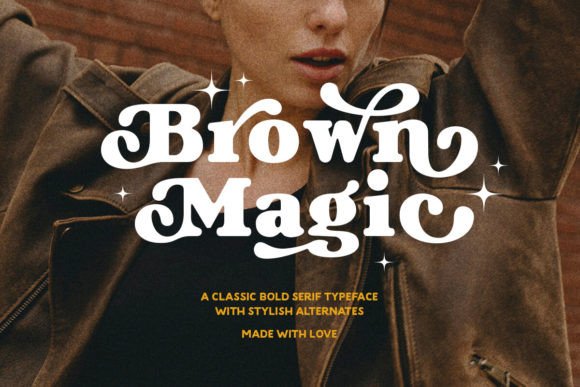 Brown Magic: A Vintage Serif with Timeless Character