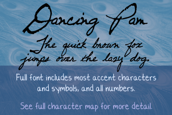 Dancing Pam: A Script Font with Personality for Bold Titles