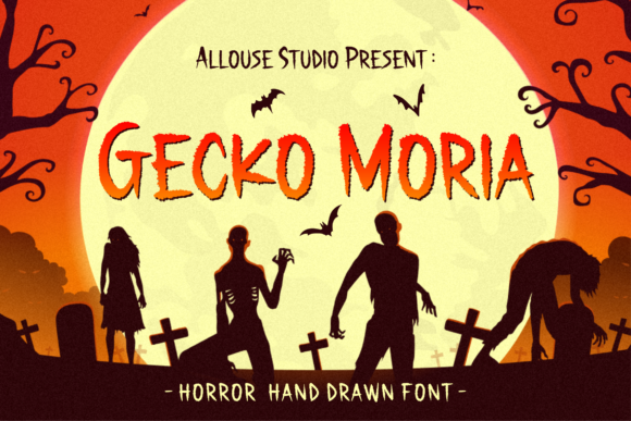Gecko Moria: A Handwritten Font with a Spooky Vibe