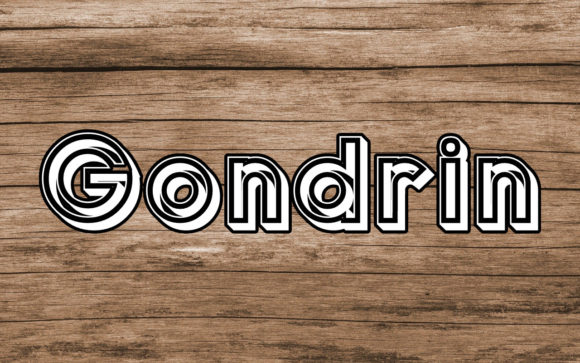 Gondrin: A Futuristic Display Font for Bold Visuals