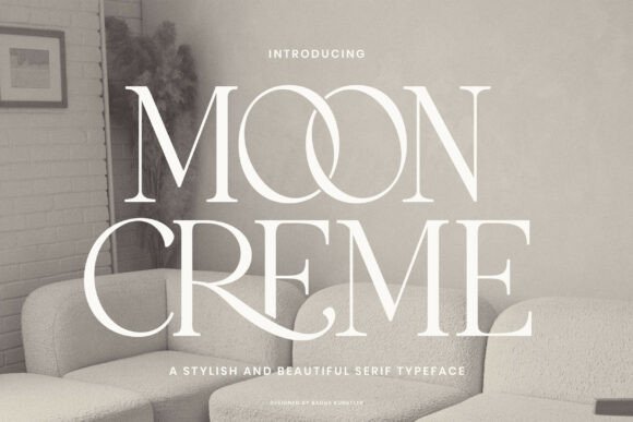 Moon Creme: A Serif Font with Timeless Soul and Modern Flair