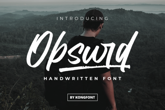 Obsurd: A Handwritten Font for Modern Branding