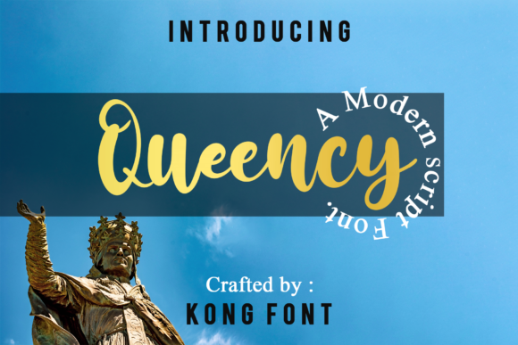 Queency: A Playful Handwritten Font for Creative Projects