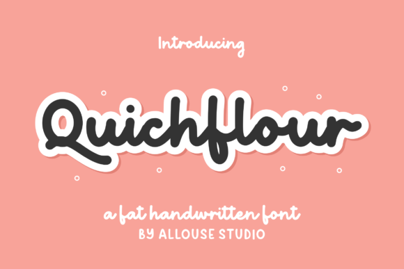 Quichflour: A Vintage Handwritten Font with Modern Charm