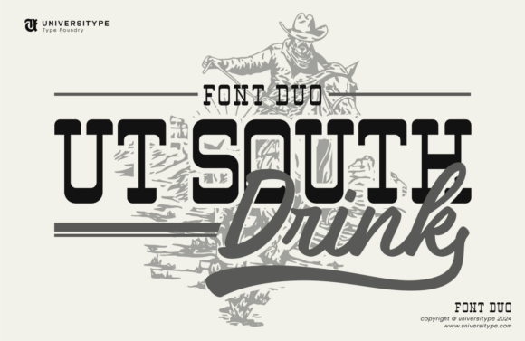 Ut South Drink: A Font Duo for Bold Branding