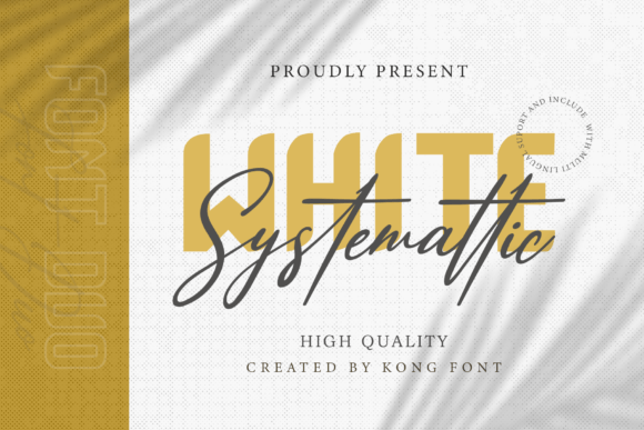 White Systemattic: The Modern Handwritten Font for Creative Projects
