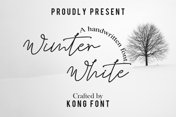 Winter White: A Modern Script for Creative Projects
